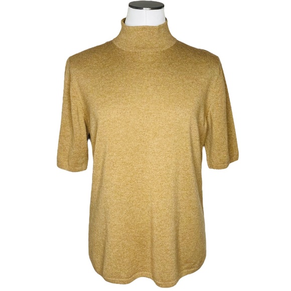 Vintage Escada Short Sleeve Turtleneck Top - Picture 7 of 7